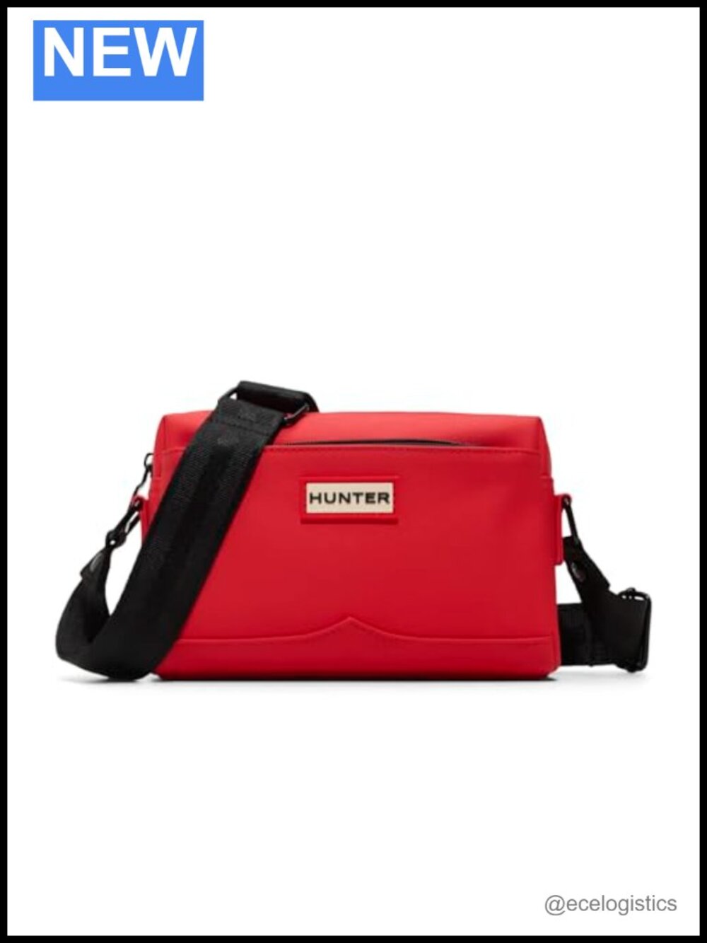 Everyday Crossbody Bag with Removable Webbing Strap, Top-Zip Design,